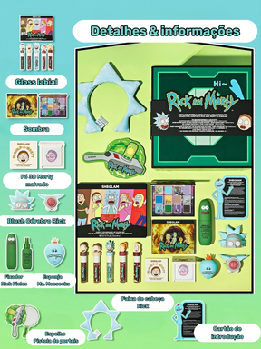 Coleção Completa de Maquiagem Rick and Morty Sheglam