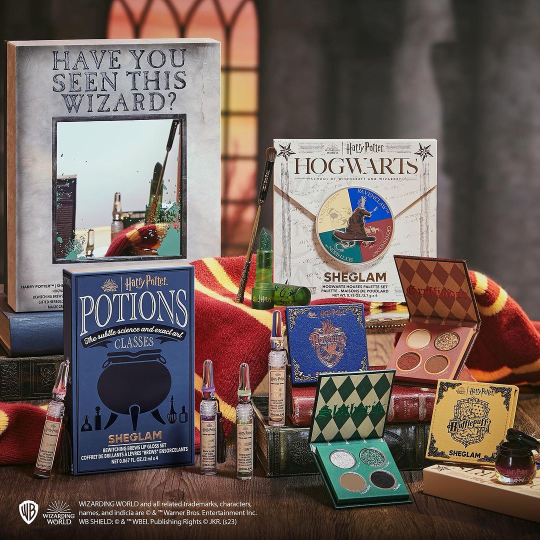 Coleção Completa de Maquiagem Harry Potter Sheglam